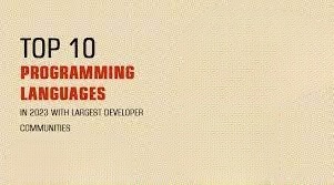 Top 10 programming languages in 2023