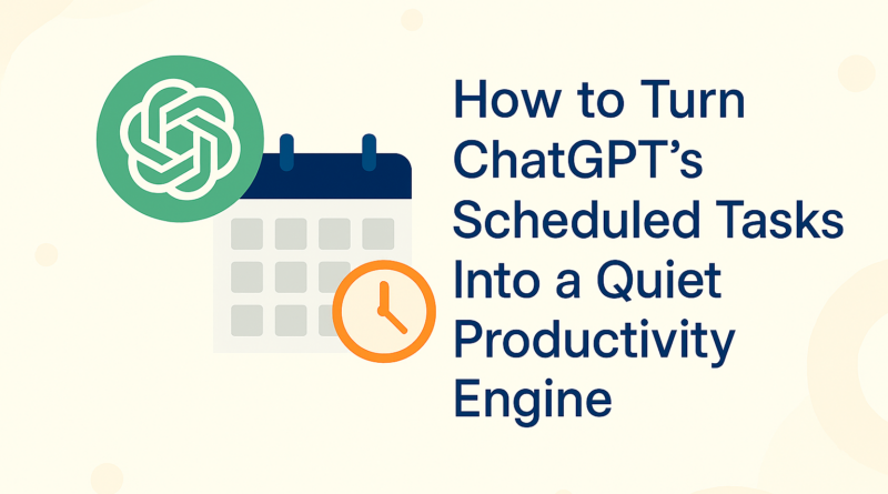ChatGPT’s Scheduled Tasks