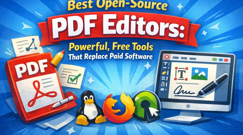 Best Open-Source PDF Editors Powerful, Free Tools
